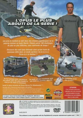 Tony Hawk's Pro Skater 2003 (Japan) box cover back